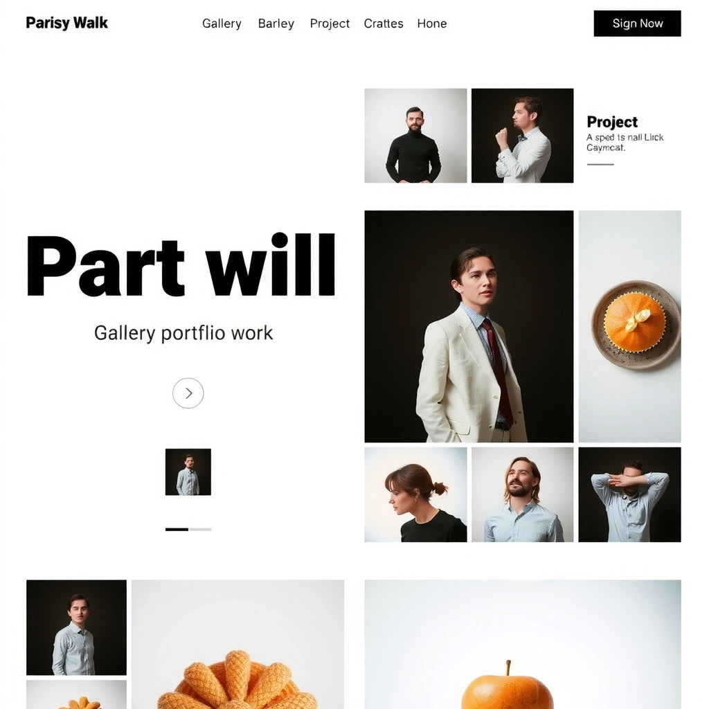 Creative portfolio website
