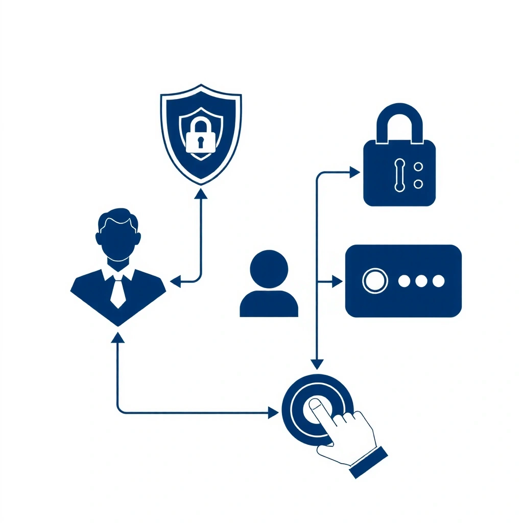 User rights and data control illustration